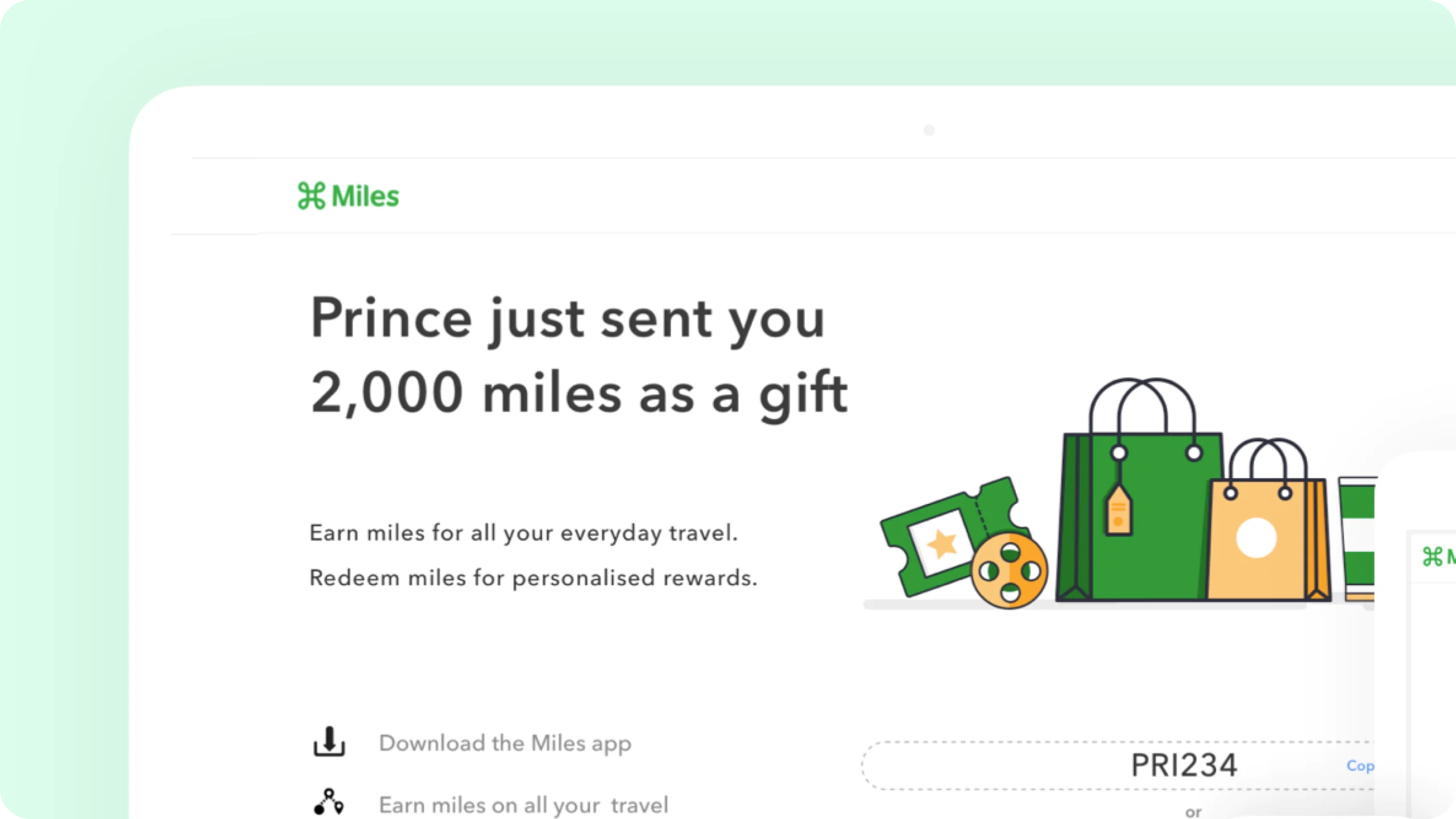 Miles Refer-a-Friend